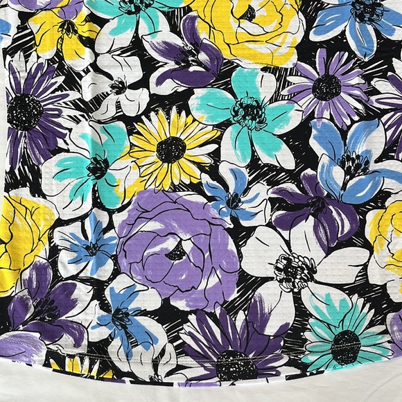 Ibkul Long Sleeve Golf Crew Neck Top Medaline Print Lavander - Picture 4 of 10